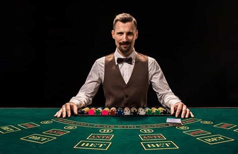 dealer in casino.